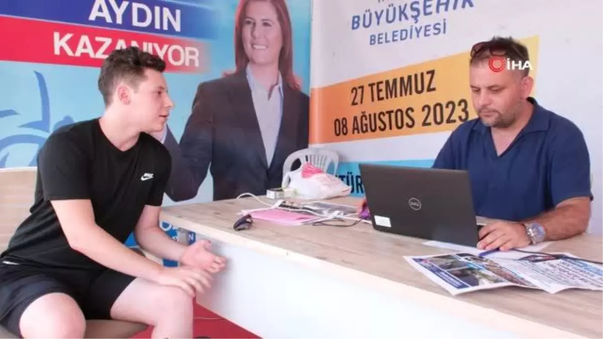 Aydın Büyükşehir Belediyesi\'nin tercih tırına yoğun ilgi