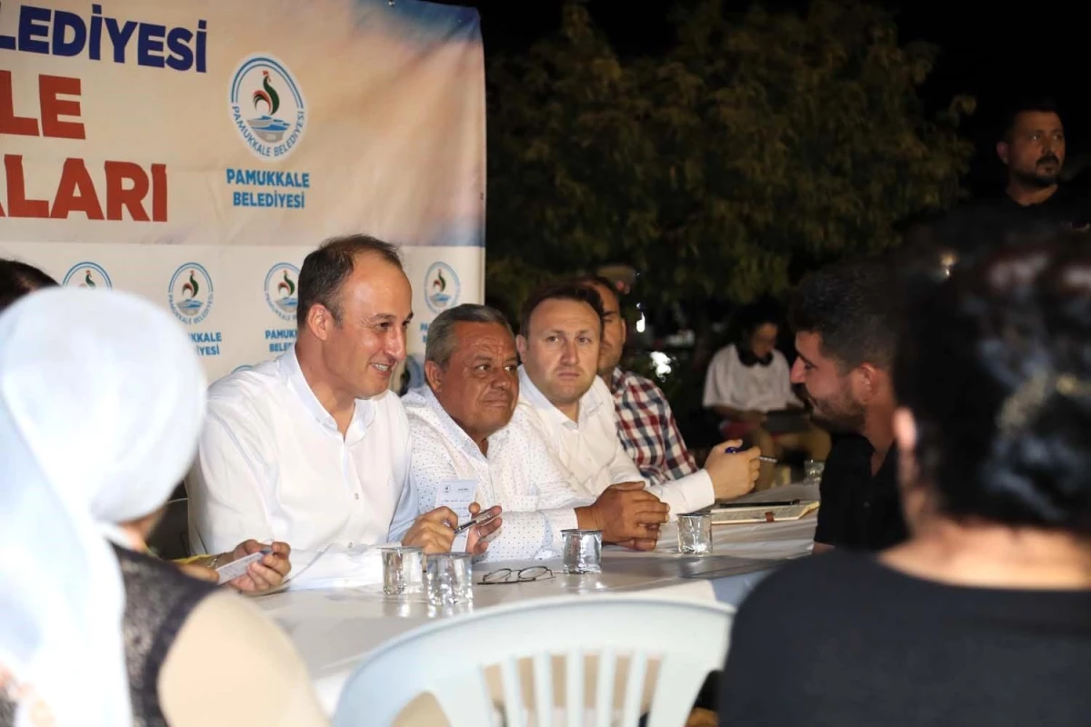 Pamukkale Belediye Başkanı Avni Örki, Mahallemizde Şenlik Var etkinliğinde vatandaşlarla buluştu