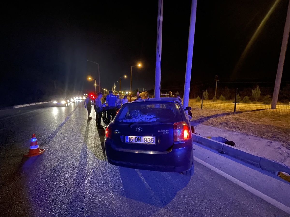 Burdur\'da Alkollü Sürücüden Kaza: Ehliyetine El Konuldu