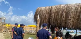 İzmir'de Sahil Güvenlik Ekipleri Plajlarda Denetim Gerçekleştirdi
