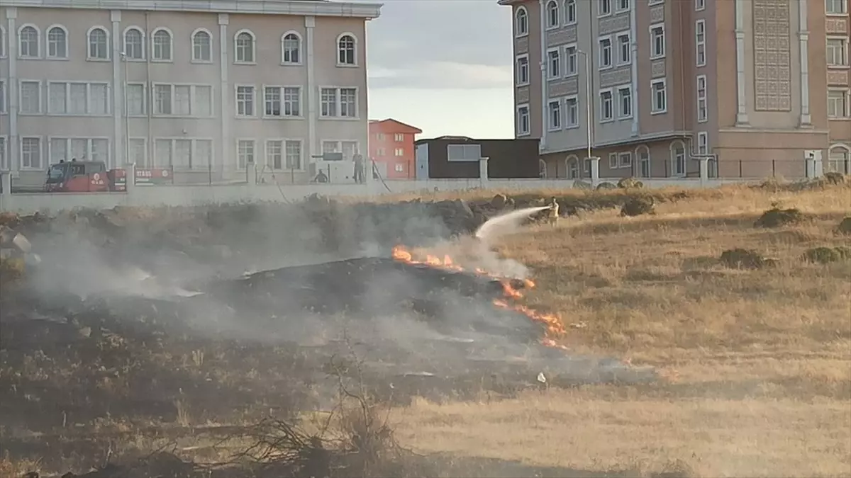 Keşan\'da çıkan anız yangını söndürüldü