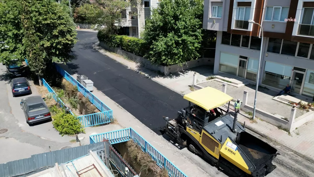 Maltepe Belediyesi\'nden İlçe Genelinde Asfaltlama Çalışmaları