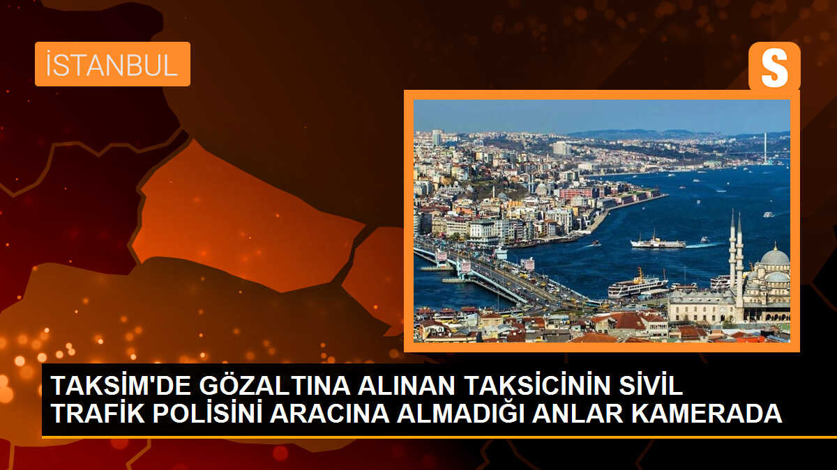 Taksim Meydanı\'nda Yolcu Seçmeyen Taksiciye Cezai İşlem Uygulandı