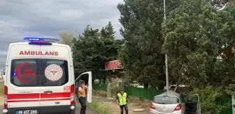 Tekirdağ'da otobüs ile otomobil çarpıştı: 1 ölü, 2 yaralı
