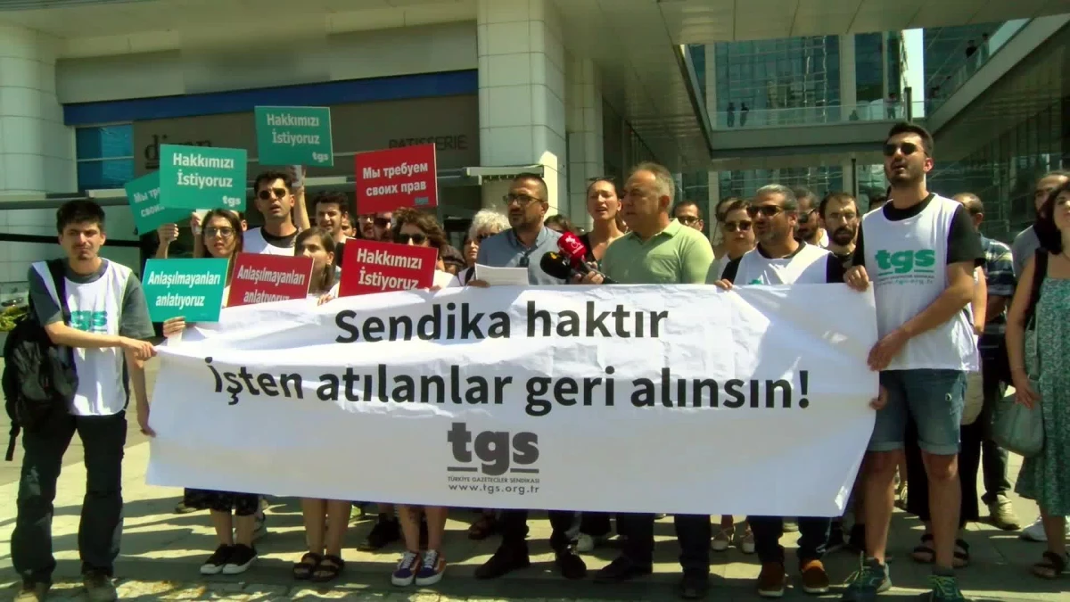 Tgs, Ankara\'da Sputnik\'teki İşten Çıkarmaları Protesto Etti.