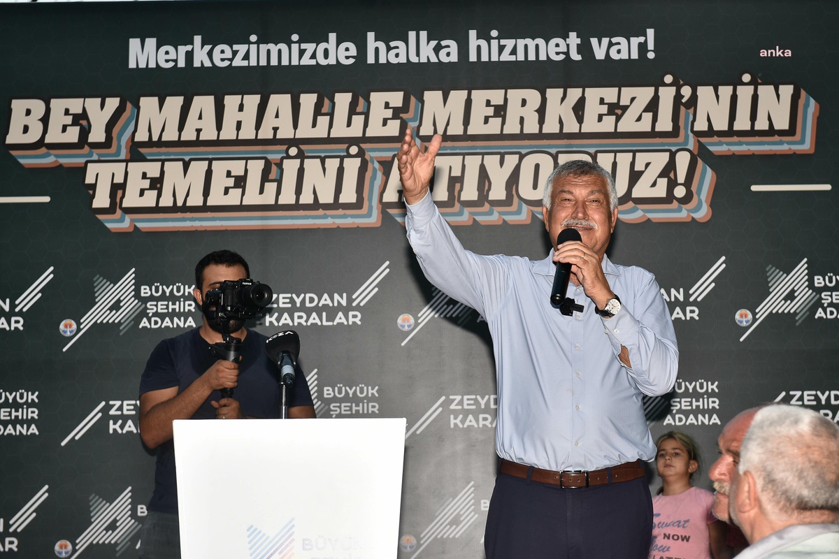 Adana Büyükşehir Belediyesi, Bey Mahalle Merkezi\'nin Temelini Atıyor