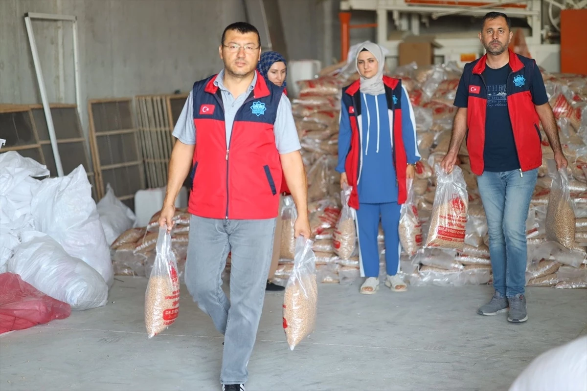 Aksaray Belediyesi 60 Ton Nohudu İhtiyaç Sahiplerine Dağıtıyor