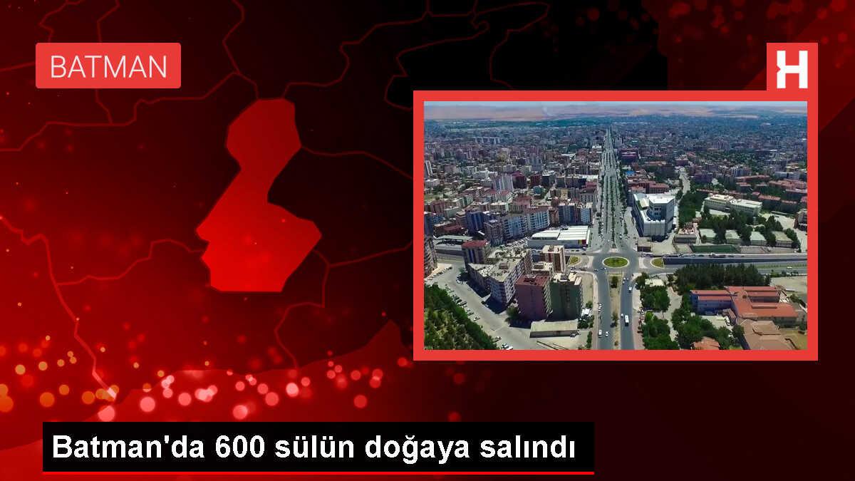 Batman'da Biyo Çeşitlilik İçin 600 Sülün Doğaya Bırakıldı