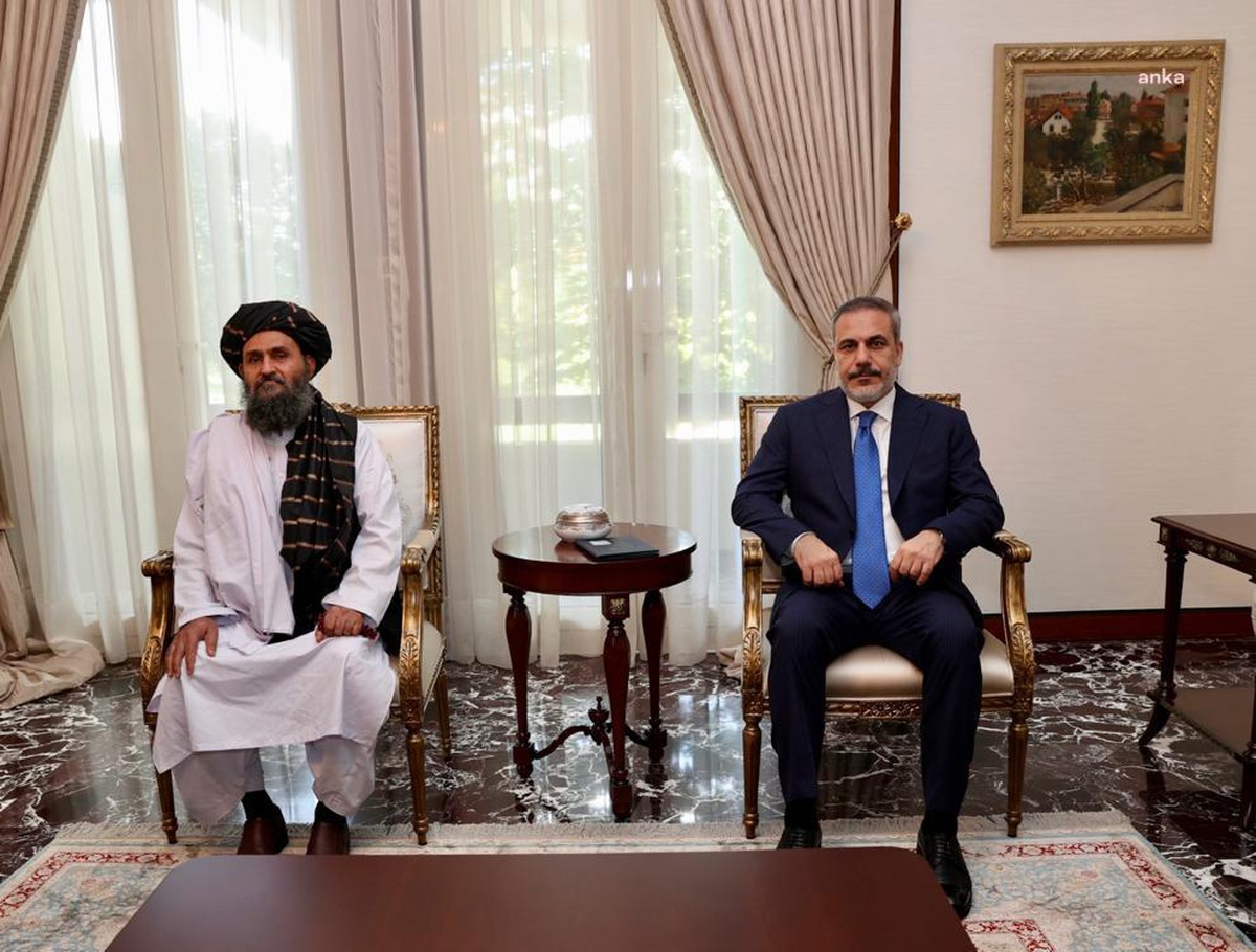 Dışişleri Bakanı Hakan Fidan, Afganistan Geçici Hükümeti Ekonomik İşlerden Sorumlu Başbakan Yardımcısı Vekili Abdul Ghani Baradar ile Görüştü