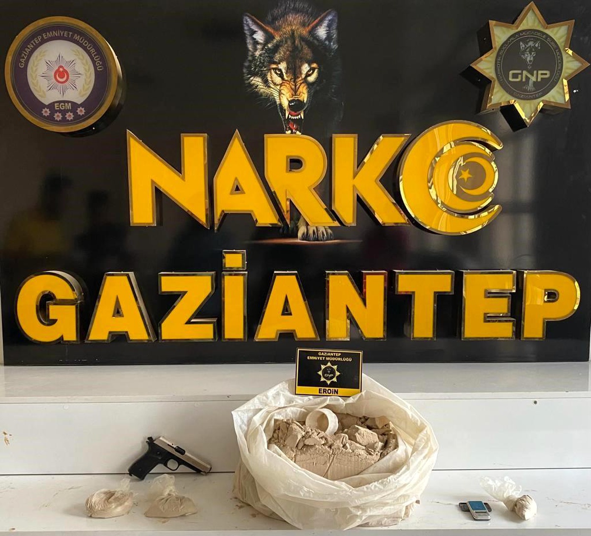 Gaziantep\'te Uyuşturucu Operasyonunda 2 Şüpheli Tutuklandı