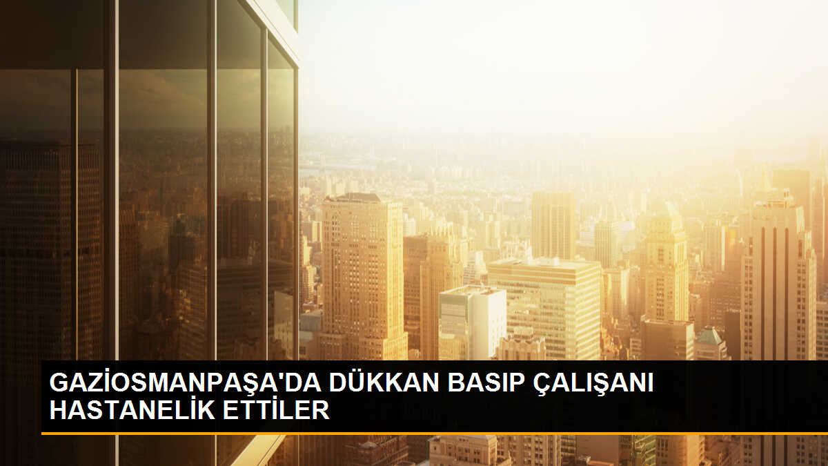 Gaziosmanpaşa\'da Dükkan Saldırısı: Çalışan Genç Hastanelik Oldu