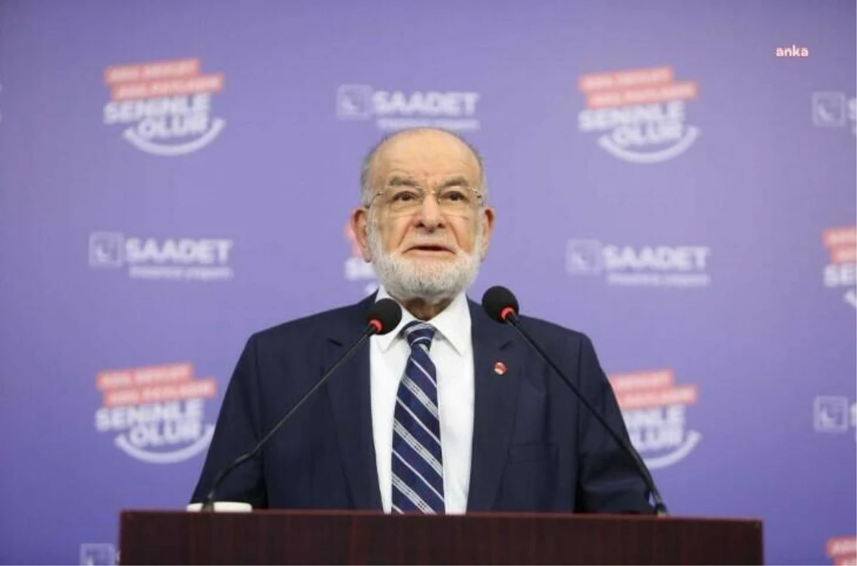 Saadet Partisi Genel Başkanı Temel Karamollaoğlu, Malatya\'daki Deprem İçin Geçmiş Olsun Dileklerini İletti