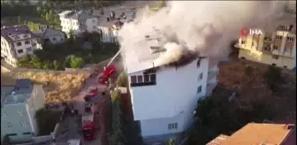 Konya'da 5 Katlı Binada Yangın
