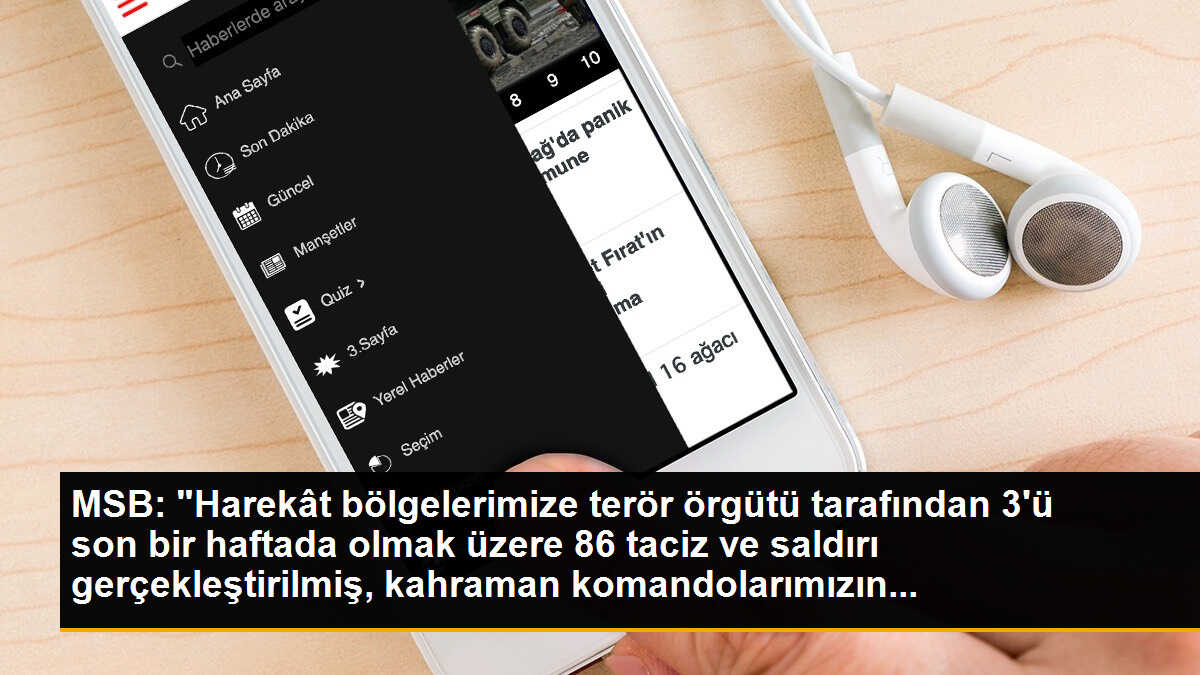 MSB: "Harekât bölgelerimize terör örgütü tarafından 3\'ü son bir haftada olmak üzere 86 taciz ve saldırı gerçekleştirilmiş, kahraman komandolarımızın...