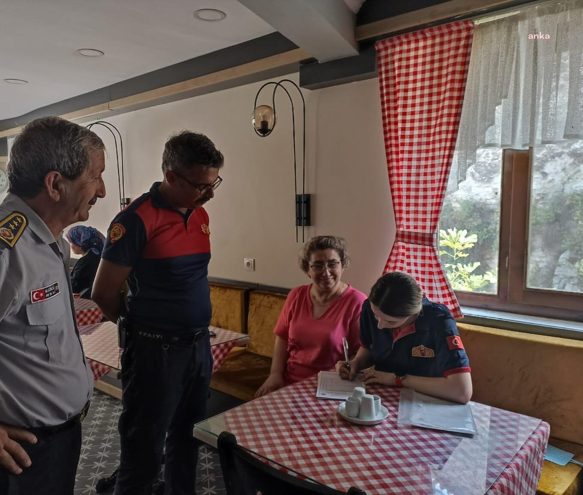 Safranbolu Belediyesi İtfaiye Müdürlüğü, tarihi çarşıda denetim yaptı