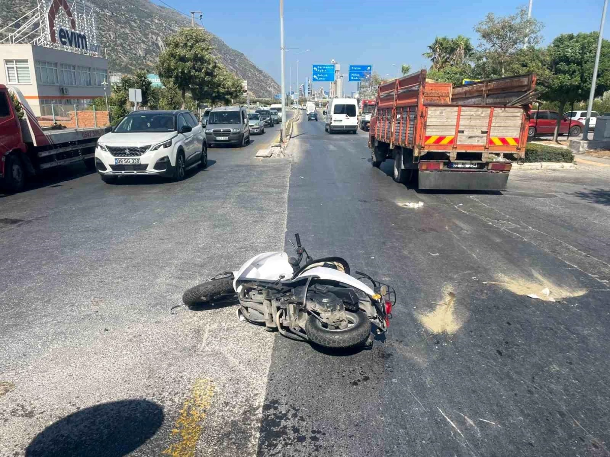 Aydın Söke\'de Motosiklet Kazası: Bir Yaralı