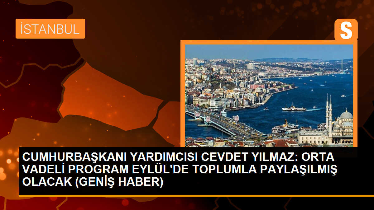 CUMHURBAŞKANI YARDIMCISI CEVDET YILMAZ: ORTA VADELİ PROGRAM EYLÜL\'DE TOPLUMLA PAYLAŞILMIŞ OLACAK (GENİŞ HABER)