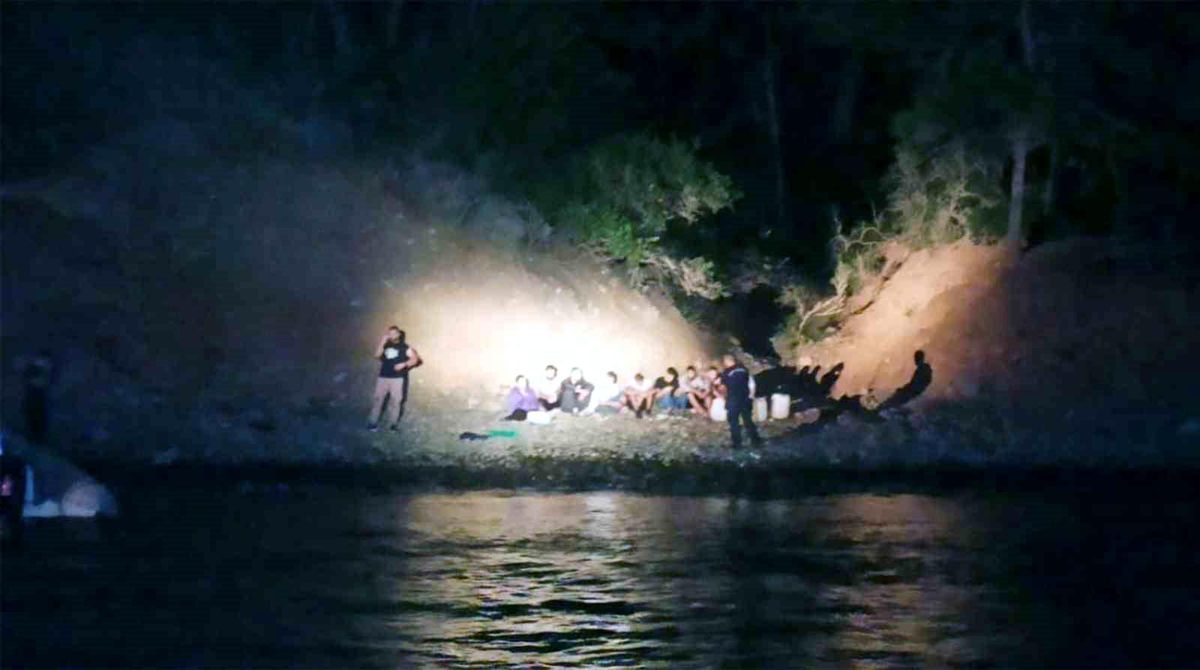 Fethiye\'de 9 düzensiz göçmen yakalandı
