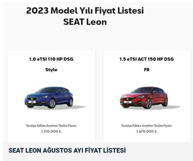 Firmalar listeleri güncelledi! İşte Türkiye'de satılan sıfır otomobillerin ağustos fiyatı