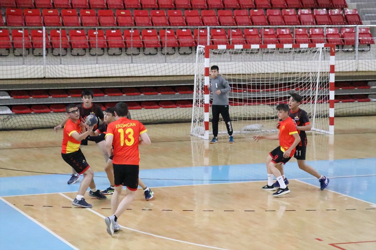 Hentbol Anadolu Yıldızlar Ligi\'nin yarı final müsabakaları Erzincan\'da başladı