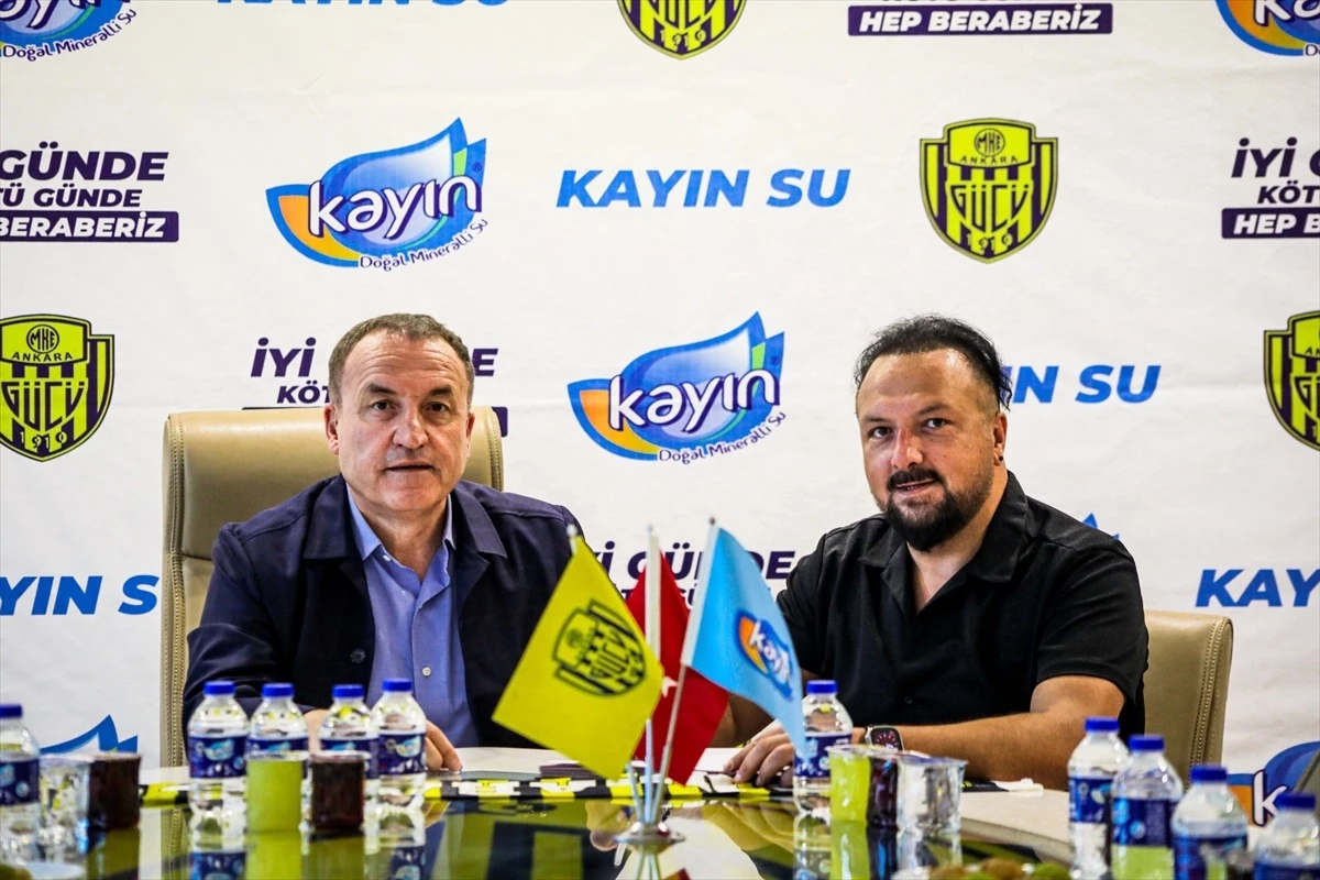 MKE Ankaragücü, Kayın Su ile sponsorluk anlaşmasını yeniledi