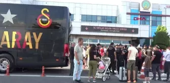 Galatasaray, Kayserispor maçı için Kayseri'ye geldi