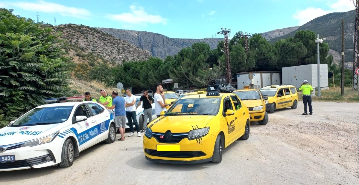 Amasya\'da Ticari Taksilere Denetim Yapıldı
