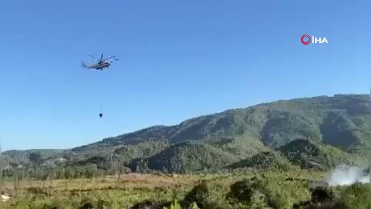 Burdur Bucak\'ta çıkan yangın kontrol altına alındı