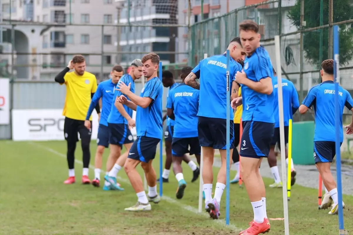 Çaykur Rizespor, Yukatel Adana Demirspor maçı öncesi hazırlıklarını tamamladı