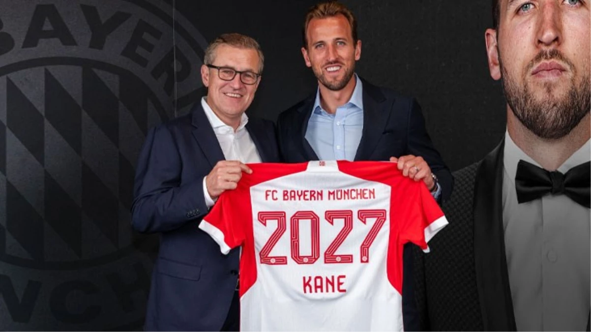 Bayern Münih, Harry Kane\'i 2027 yılına kadar renklerine bağladı