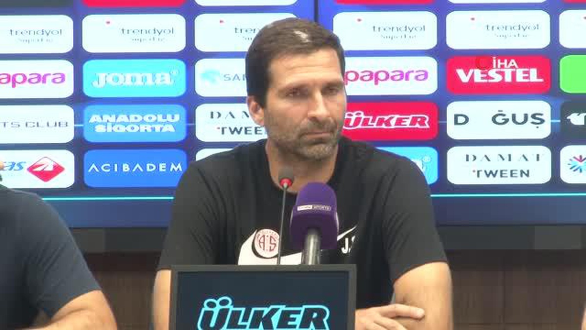 Antalyaspor Teknik Sorumlusu Joao Tralhao: Mağlubiyete rağmen kaliteli bir takım olduk