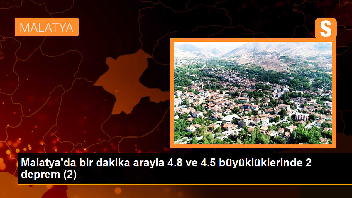 Malatya\'da Ardışık Depremler