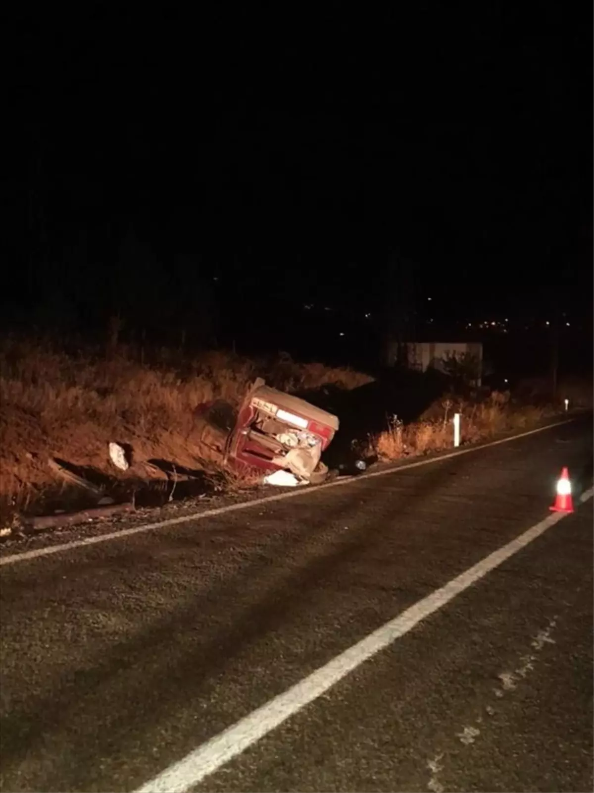 Malatya\'da freni patlayan otomobil takla attı: 4 yaralı