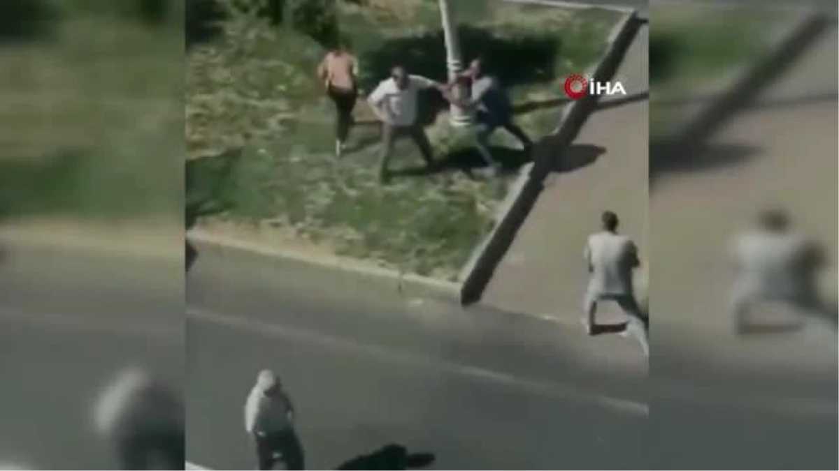 Mardin\'de kaza sonrası çıkan kavga cep telefonu kamerasında