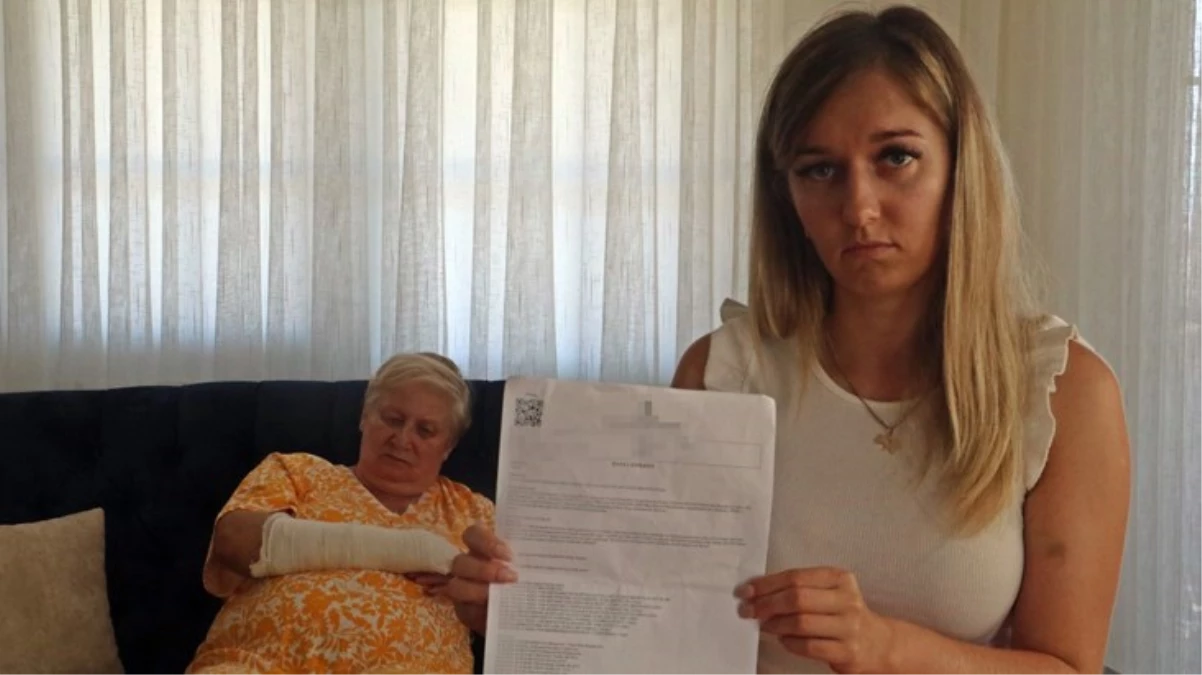 Ukraynalı kadın bileğini kırdı, alçıya 44 bin 555 TL ödedi
