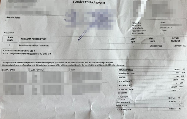 Ukraynalı hastaya röntgen ve alçı için 45 bin TL'lik fatura kesen hastanenin oyununu Türk damat bozdu