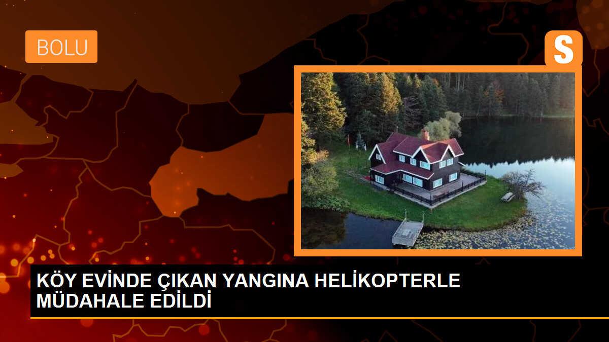 Bolu Kıbrısçık\'ta Yangın: 1 Ev ve 5 Bina Yandı
