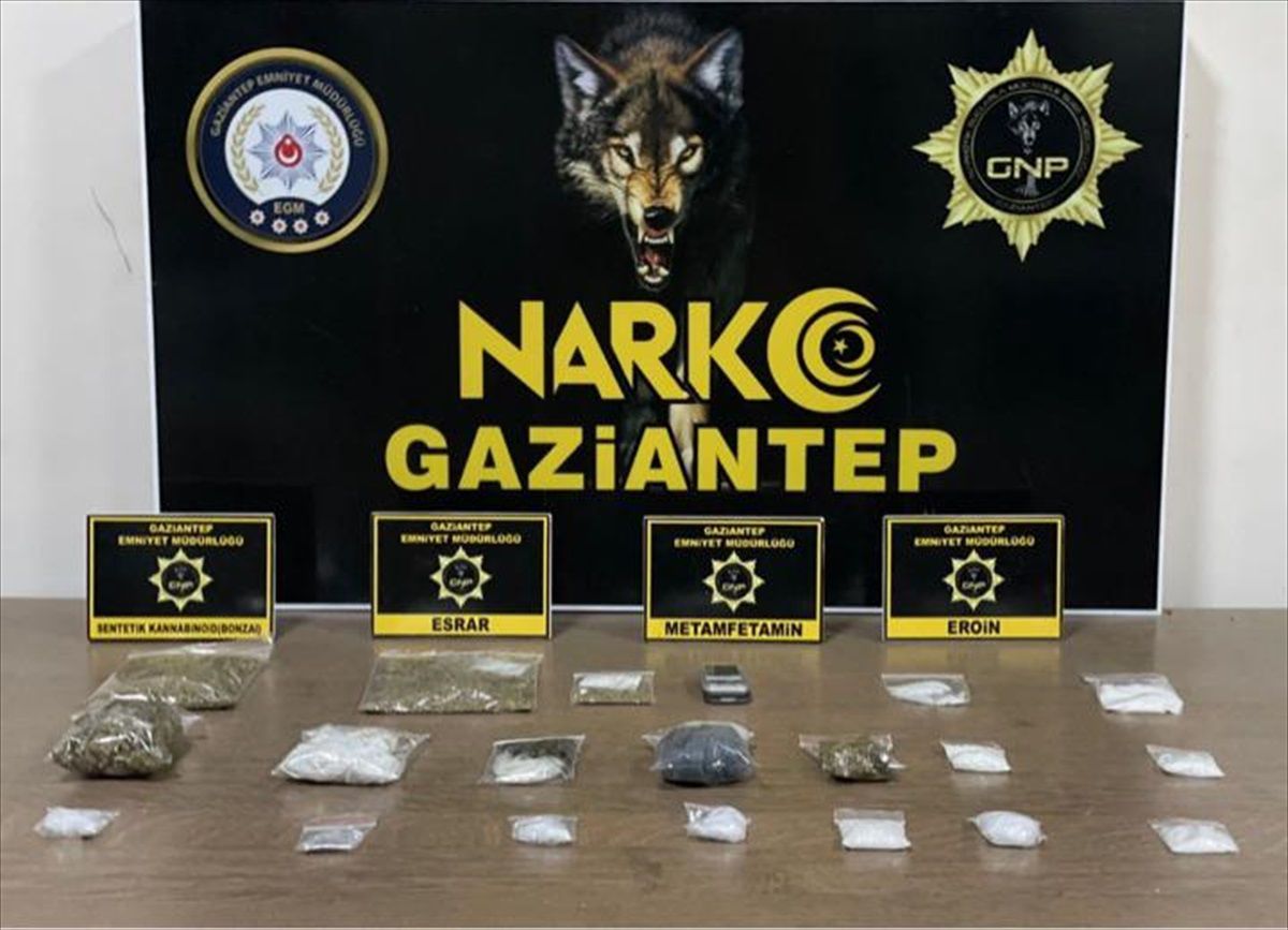 Gaziantep\'te Uyuşturucu Operasyonunda 14 Şüpheli Gözaltına Alındı