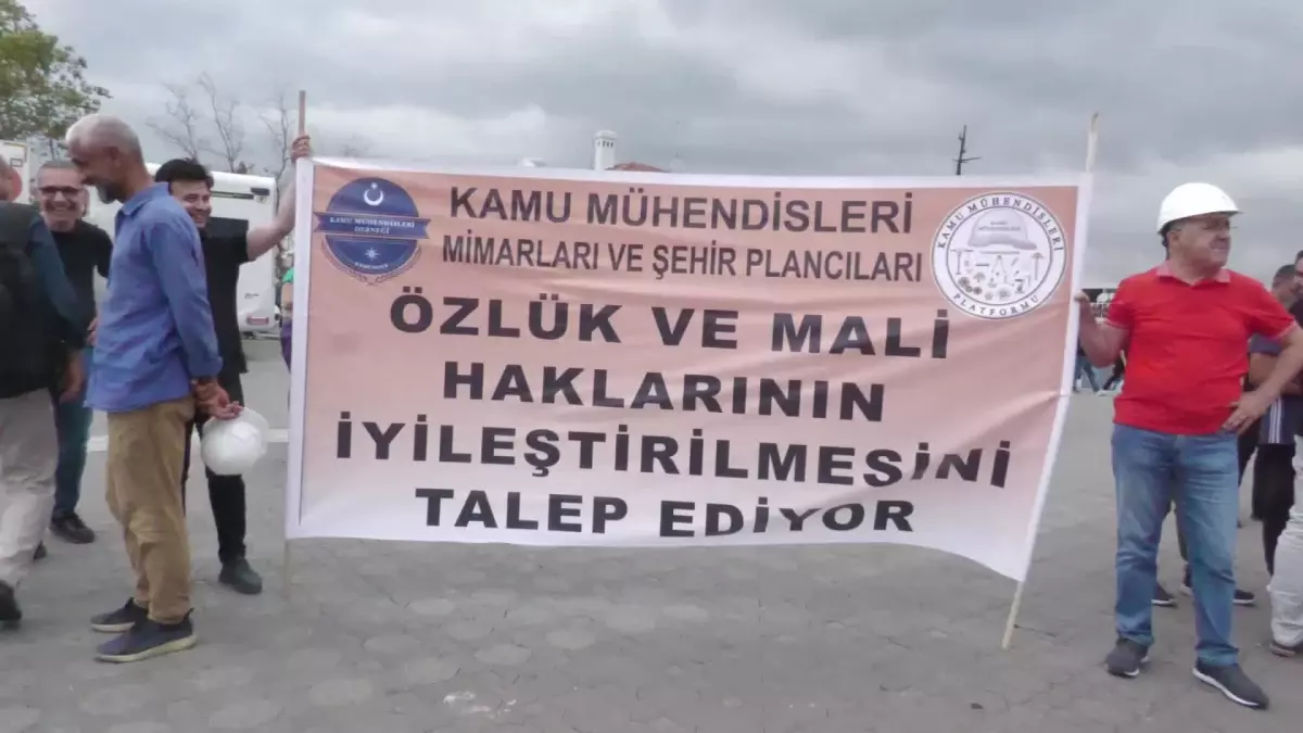 Kamu Mühendisleri Platformu, Özlük Haklarının İyileştirilmesi İçin Eylem Yaptı