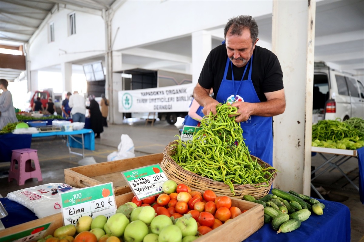 Kayseri\'de 11. kez açılan Yüzde 100 Ekolojik Pazar