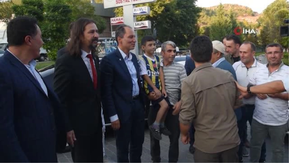 Fatih Erbakan, Dursunbey\'de Esnafı Ziyaret Etti