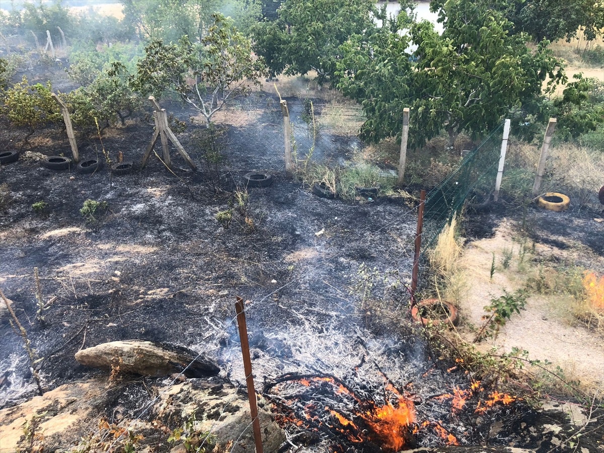Kırklareli\'nde otluk alanda çıkan yangın söndürüldü