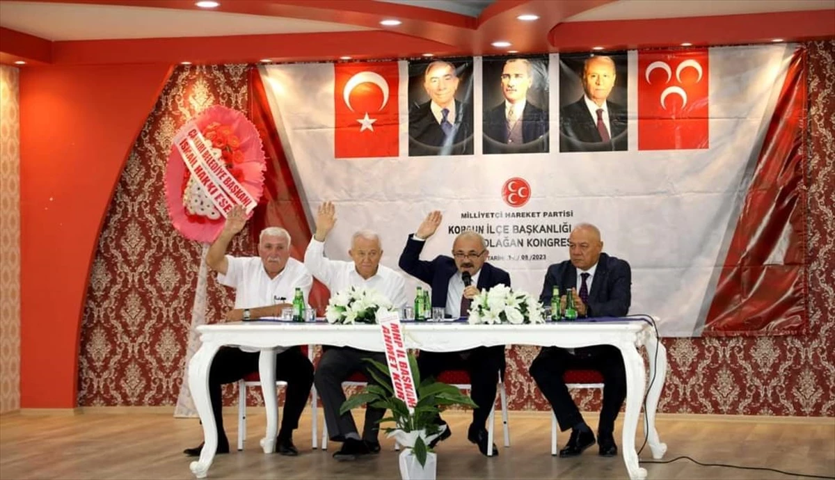 MHP Korgun Olağan Kongresinde Mehmet Kaymak ilçe başkanı seçildi