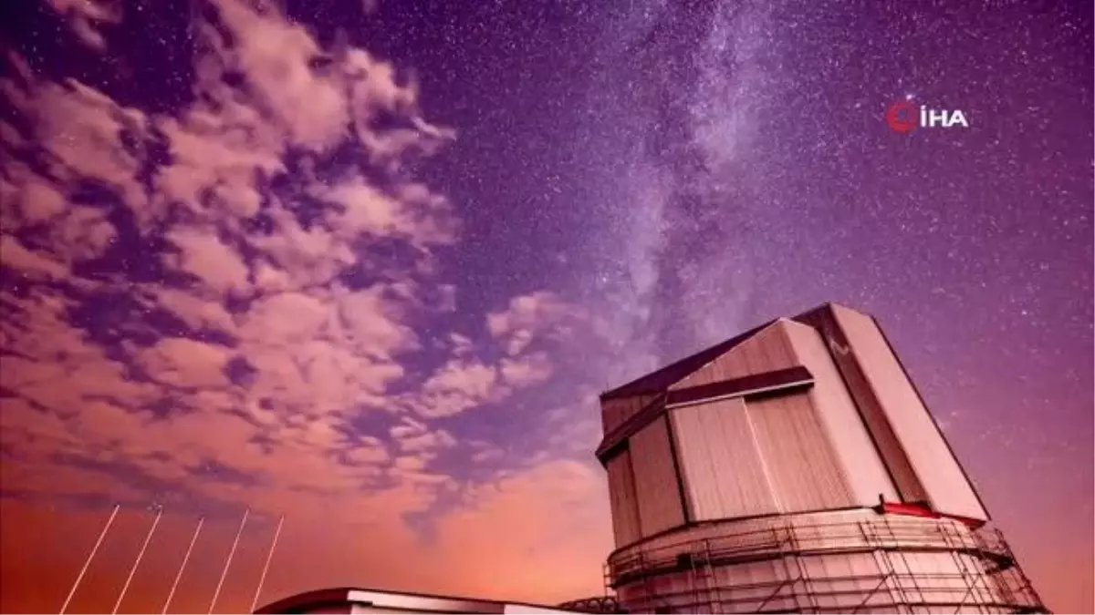 Palandöken'de meteor geçidi