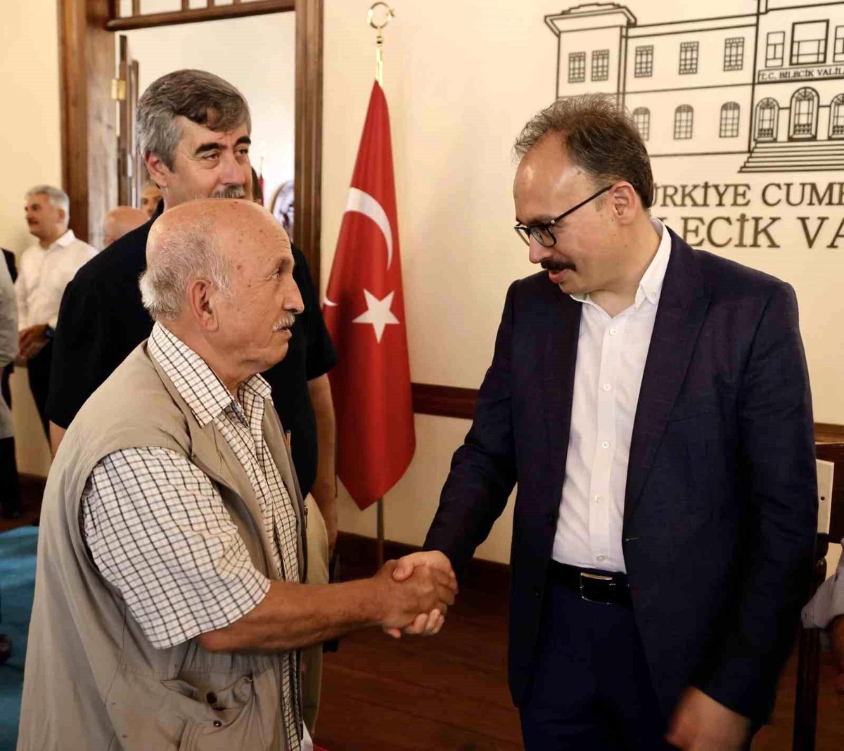 Siirt Valisi olarak atanan Kemal Kızılkaya Bilecik\'ten uğurlandı