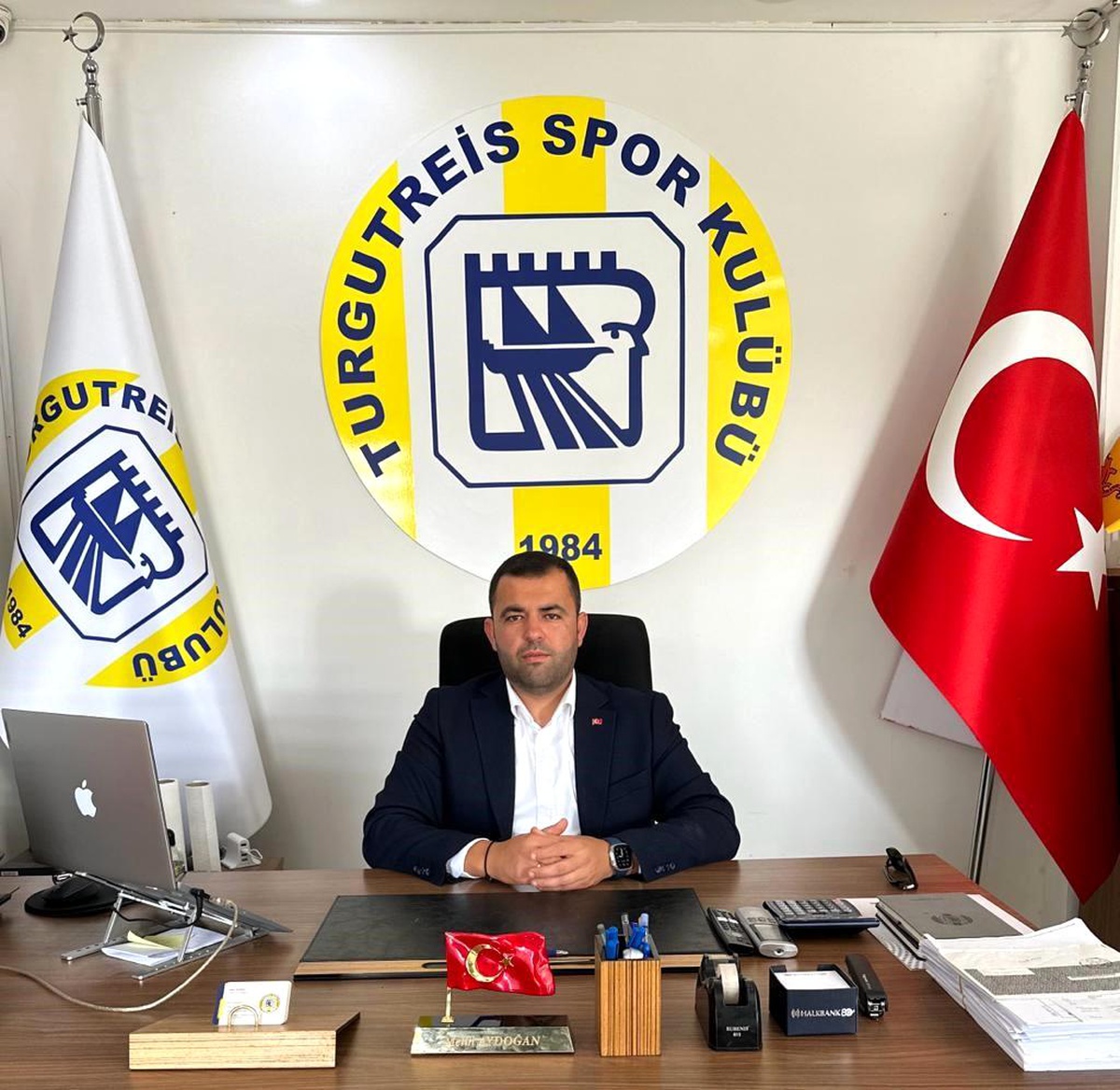 Turgutreisspor Başkanı Melih Aydoğan tekrar başkan oldu