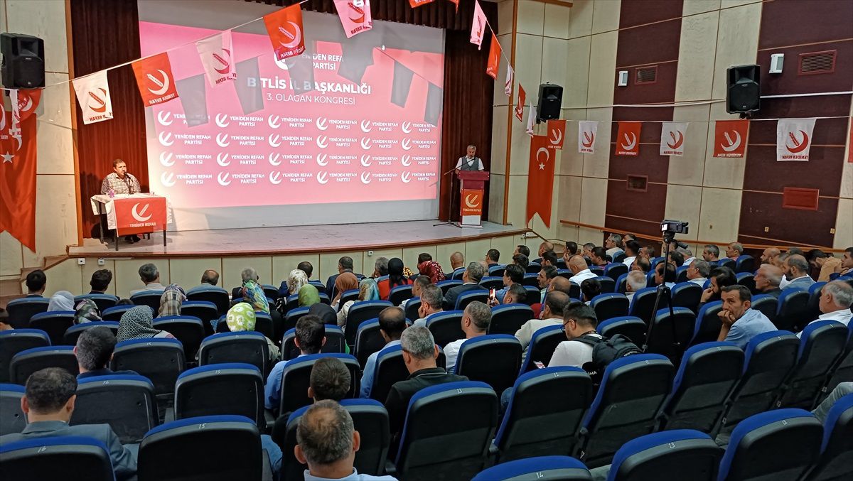 Yeniden Refah Partisi Bitlis 3. Olağan Kongresi Yapıldı