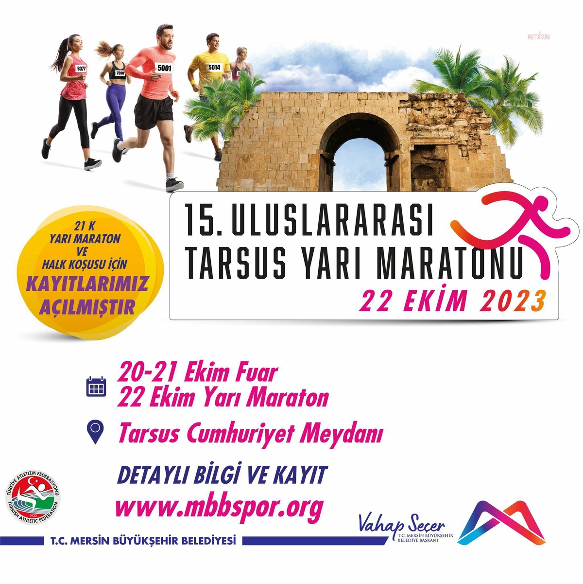 Tarsus Yarı Maratonu Kayıtları Başladı
