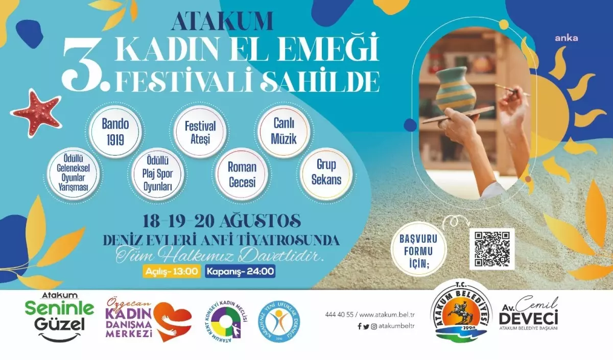 3. Atakum Kadın Emeği Festivali Sahil\'de
