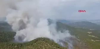 Akseki'deki Orman Yangını Büyüme Eğiliminde